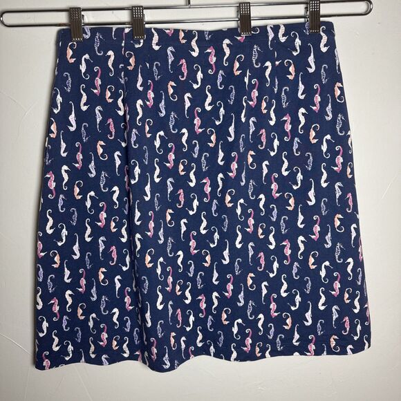 J. Jill Skirt Seahorse Blue Cotton Modal Pull On Women's Size Medium - Picture 4 of 11